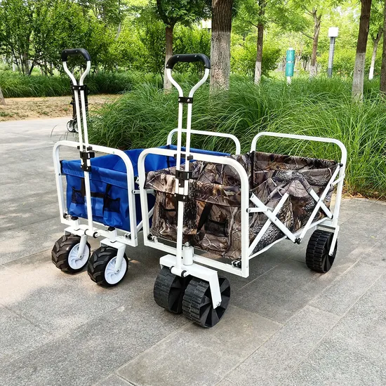 Outdoor Camping Folding Wagon Collapsible Kids Garden Carts